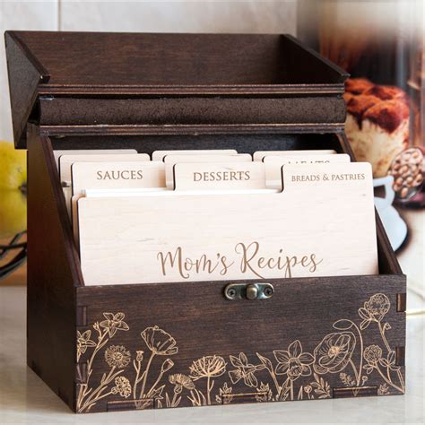 unique recipe boxes and cards